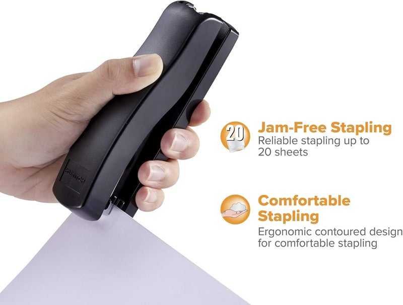 Bostitch Desktop Stapler Kit with Staple Remover and 5,000 Staples - Black - Image 2