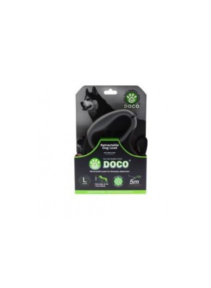 Doco RETRACTABLE DOG LEAD LARGE for dog 5 MTR - Image 1