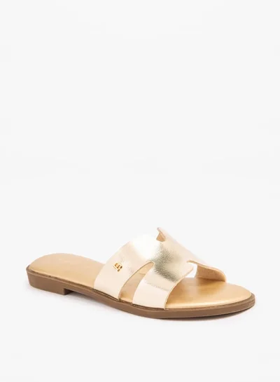 فلورا بيلا من شو إكسبرس Solid Slip-On Slide Sandals