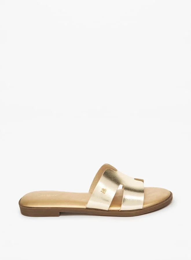 فلورا بيلا من شو إكسبرس Solid Slip-On Slide Sandals