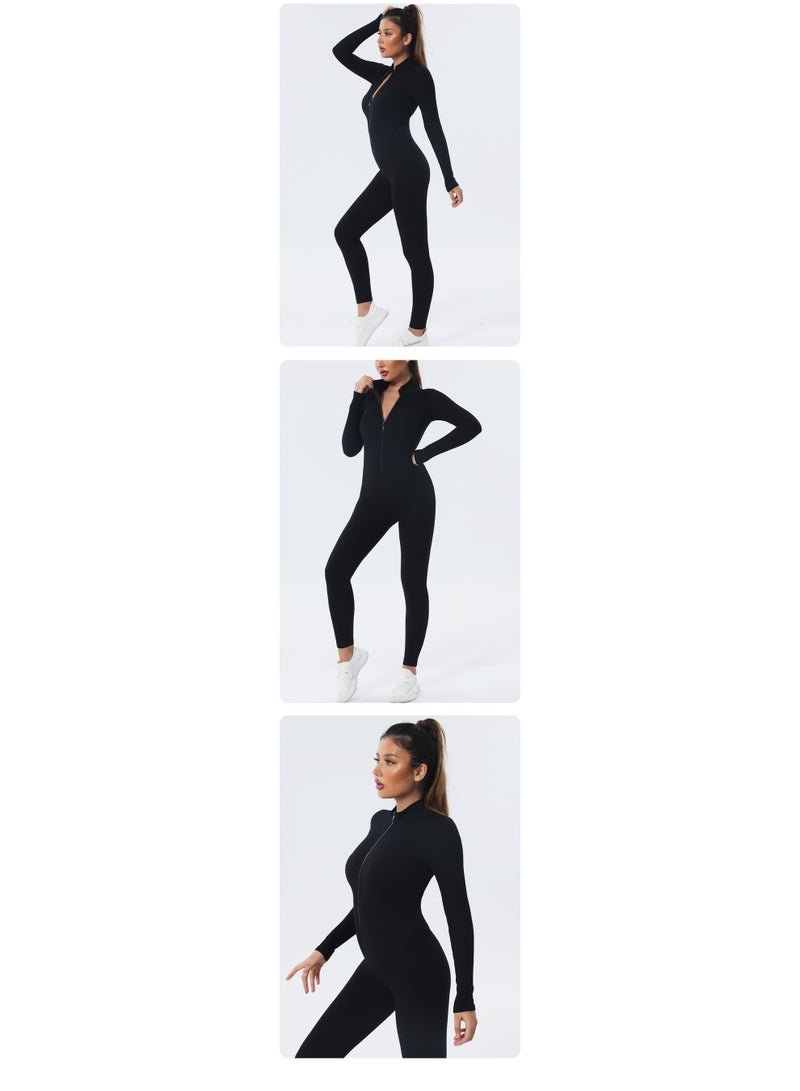 Sport  Yoga Outfits Set Clothes Fitness Jumpsuit Sportswear For Women Gym Running Training Athletic Suit Wear For Female - Image 2
