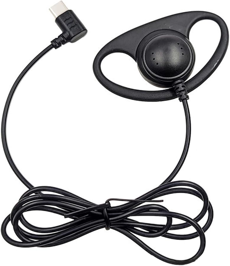 Single Side Ear Hook Earbud with Bent Plug USB C Headphone for Mobile Phone Notebook - Image 5