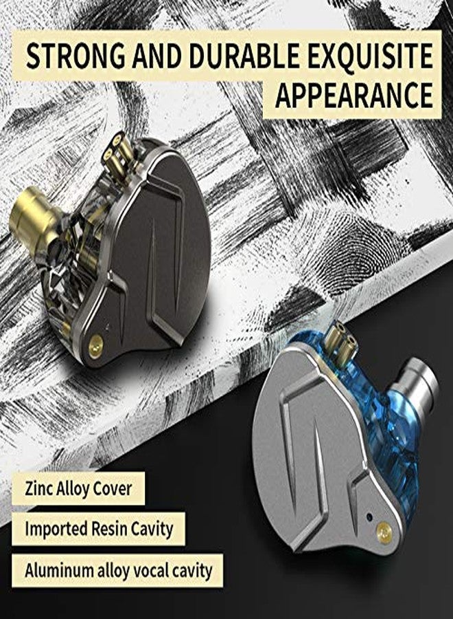 CCA KZ ZSN Pro Dual Drivers 1BA 1DD in Ear Earphones HiFi Power Bass Earbuds Headphones High Clarity Sound Wired Earphones with Detachable Cable for Audiophile Musician - Image 4