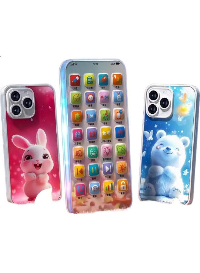 Snaen Children'S Mobile Phone Toy, Baby Early Education Learning Musical Telephone Storyteller, Birthday Gift For Boys And Girls - Image 3