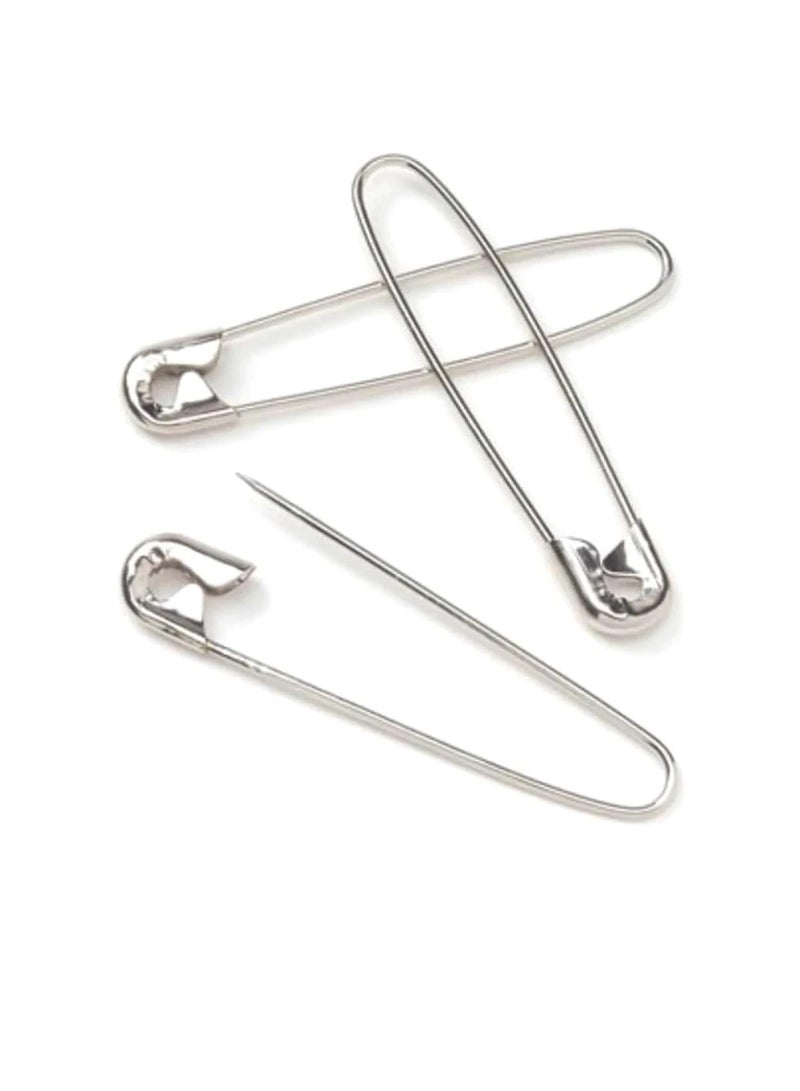 Coilless Safety Pin Nickel 1-1/8 inches - Image 3