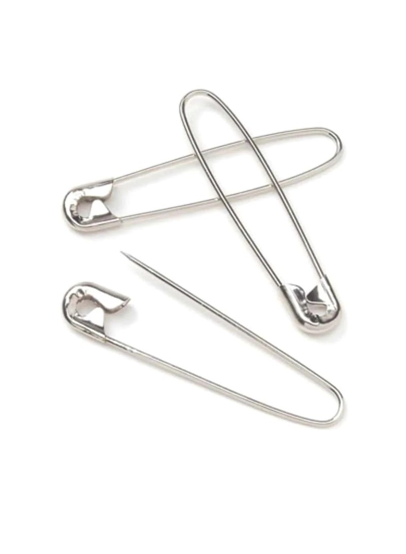 Coilless Safety Pin Nickel 1-1/8 inches - Image 1