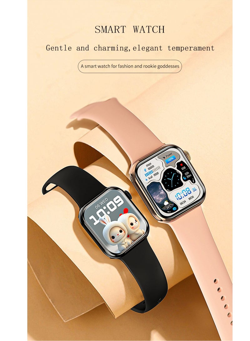 GULFLINK IW9 Mini Smartwatch for Women 1.75inch Screen IP68 Waterproof Tracker Sport Fashion- Pink - Image 2