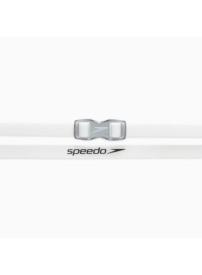speedo Speedo Adult Swimming Goggles, Anti-fog, Waterproof, Soft, Comfortable, One-piece Wide-view Goggles, Swimming Equipment, Unisex, White/gray - Image 5