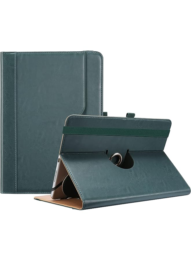 Procases 9"-10.1" Inch Universal Tablet Case, Protective Cover Stand Folio Case for 9 10 10.1 Inch Android Touchscreen Tablet, with 360 Degree Rotatable Kickstand and Multiple Viewing Angles -Teal - Image 1