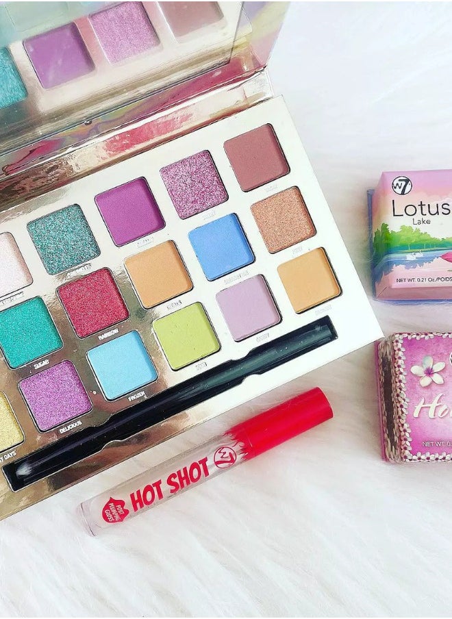 W7 Cosmetics W7 Sherbet Pop! Pastel Multi-Textured Pressesd Pigment Palette 18g  - Image 5