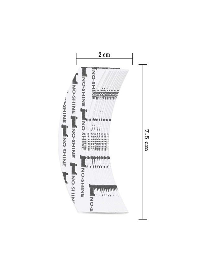 بلوشيا شريط لاصق للشعر من BLUSHIA بدون لمعان، 36 قطعة/عبوة، 7.6 سم × 2.2 سم، شريط لاصق بدون لمعان للبالغين من الجنسين (36 شريطًا) - Image 4