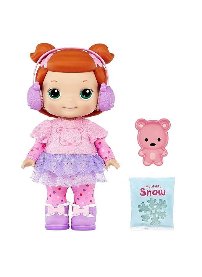 little tikes Tikes Day Lilly Doll and Accessories-Winter-Themed Toy-Encourages Imaginative Play-Includes Outfit, Earmuffs, and Bear Snow Mould-for Toddlers Ages 3 Years Plus  - Image 1