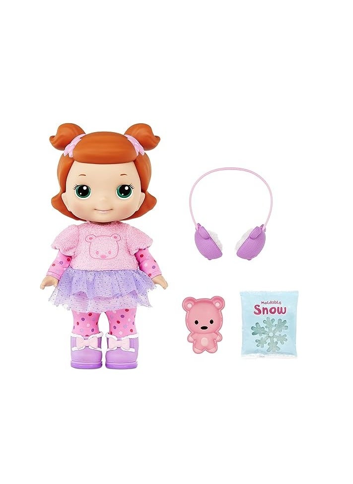 little tikes Tikes Day Lilly Doll and Accessories-Winter-Themed Toy-Encourages Imaginative Play-Includes Outfit, Earmuffs, and Bear Snow Mould-for Toddlers Ages 3 Years Plus  - Image 3