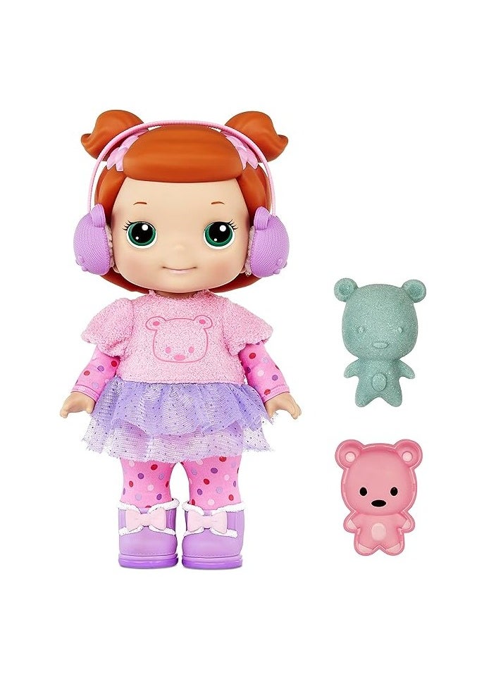 little tikes Tikes Day Lilly Doll and Accessories-Winter-Themed Toy-Encourages Imaginative Play-Includes Outfit, Earmuffs, and Bear Snow Mould-for Toddlers Ages 3 Years Plus  - Image 2