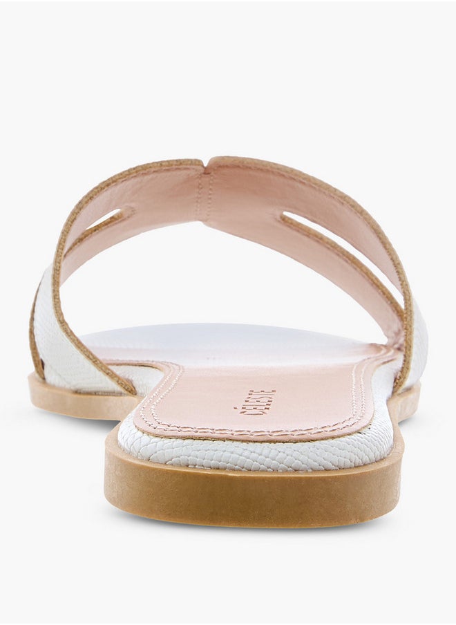 Celeste Women's Cutout Detail Slip-On Sandals  - Image 5