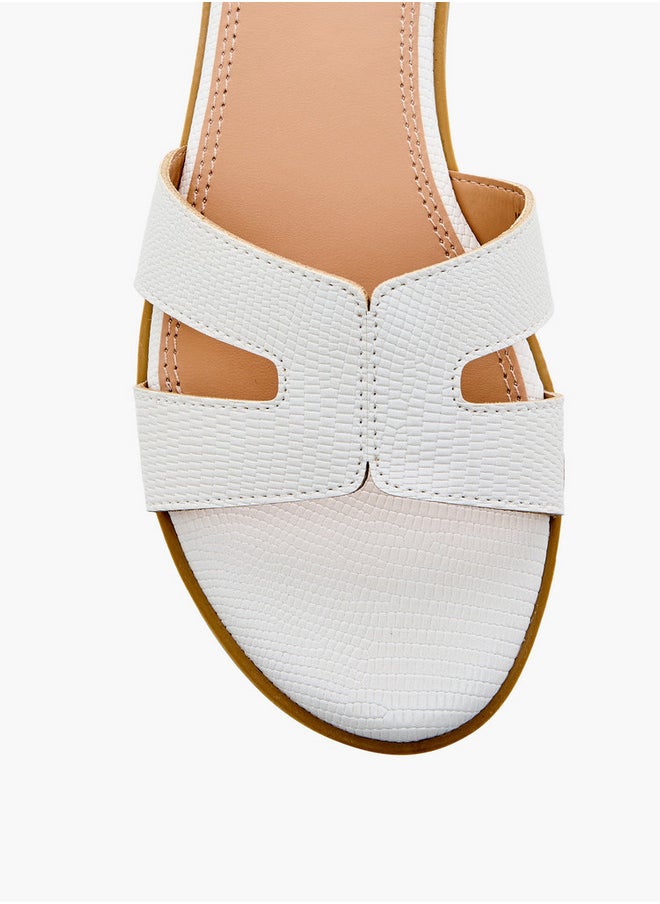 Celeste Women's Cutout Detail Slip-On Sandals  - Image 4