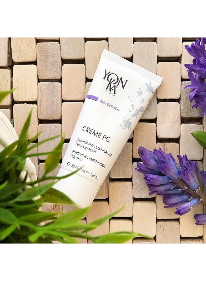 يونكا كريم Yonka Creme Pg Creme (50 مل) كريم واقي مطفأ اللمعة للبشرة الدهنية، علاج متوازن مضاد للشيخوخة من أجل اللمعان والاحمرار، خالي من البارابين - Image 3