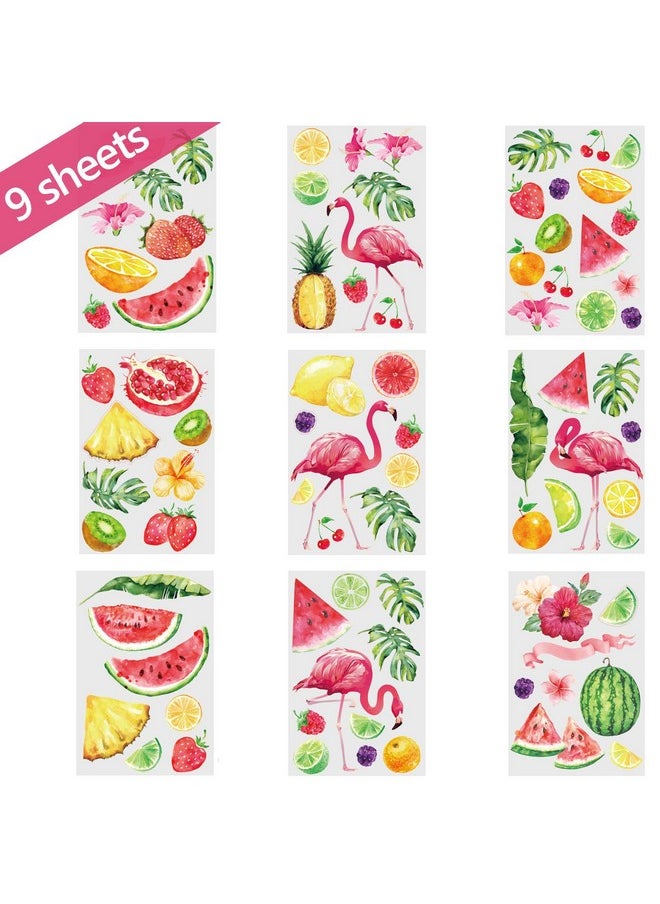 80 Pieces Summer Flamingo Window Sticker Hawaii Window Decals Flamingo Watermelon Strawberry Window Sticker For Bedroom Living Room Swimming Pool Window Refrigerator Summer Beach Party Decorations - pzsku/Z042480FC285D1A7DEE2EZ/45/_/1720090816/db8c8320-461a-4520-bda5-e3e46c1279ce