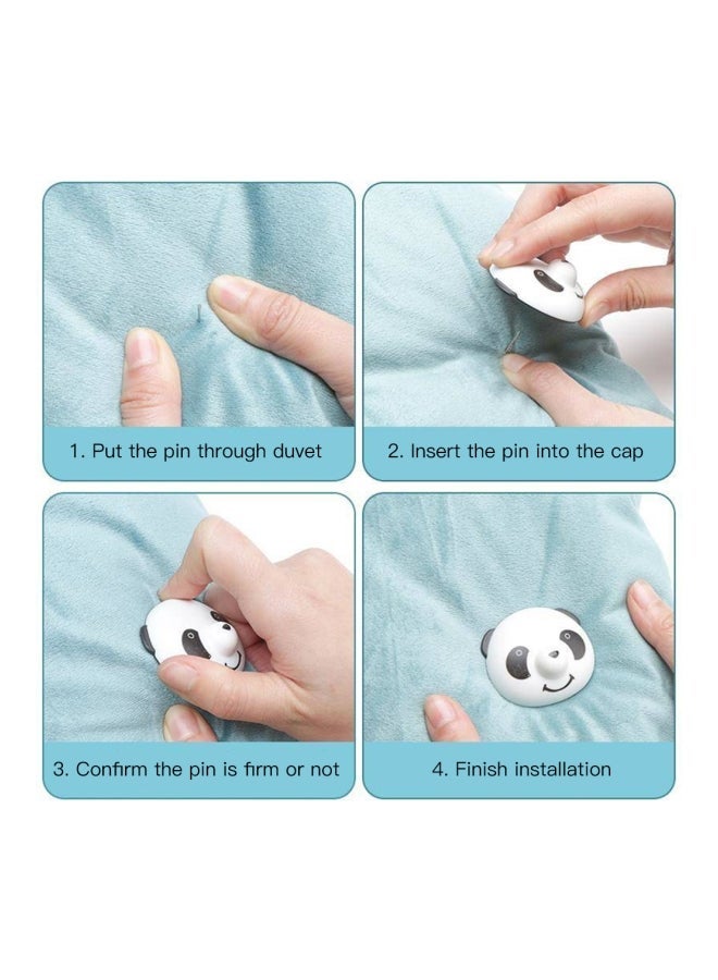 NIBEMINENT 25-Piece Duvet Cover Pin Set ABS Multicolour - Image 4