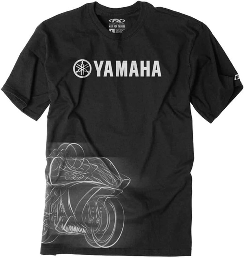 Factory Effex YAMAHA R1 T-Shirt - Black, XX-Large - Image 2