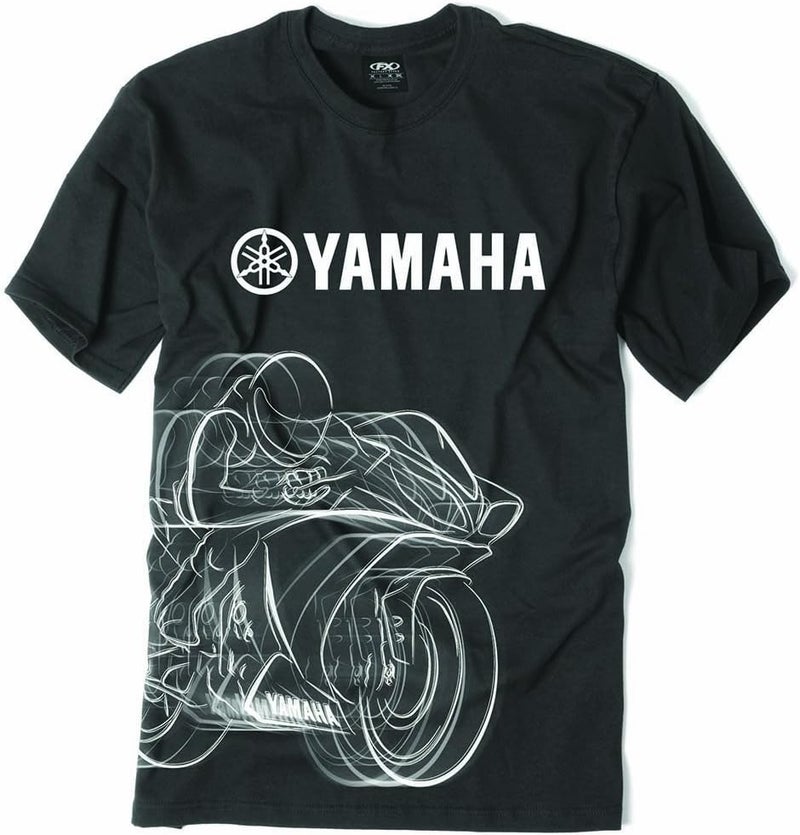 Factory Effex YAMAHA R1 T-Shirt - Black, XX-Large - Image 1