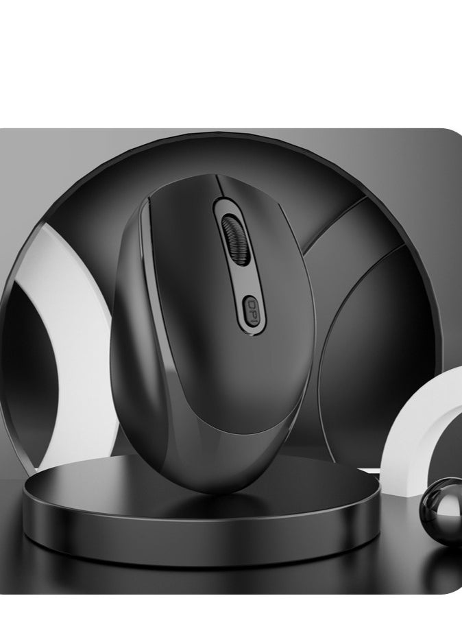 GULFLINK M107 2.4G Wireless Mouse Ergonomic Office Mouse with 3-gear Adjustable DPI Built-in 500mAh Black  - Image 4
