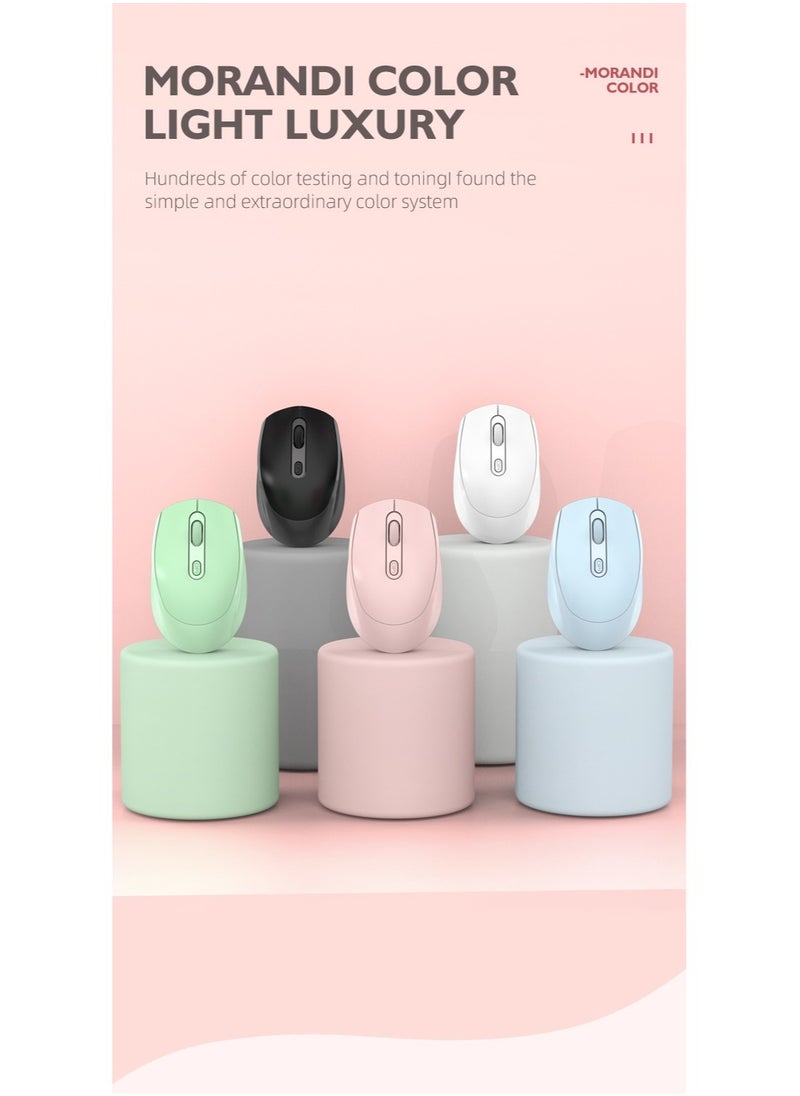 GULFLINK M107 2.4G Wireless Mouse Ergonomic Office Mouse with 3-gear Adjustable DPI Built-in 500mAh Black  - Image 5