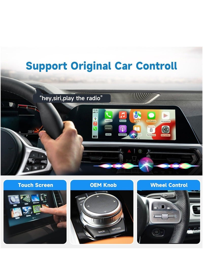 Y&D - Wireless CarPlay Adapter for iPhone 2023, 5.8 GHz Carplay Dongle Converts Factory Cars Wired to Wireless, Bluetooth Adapter, Support Online Upgrade iOS 10+ - Image 1