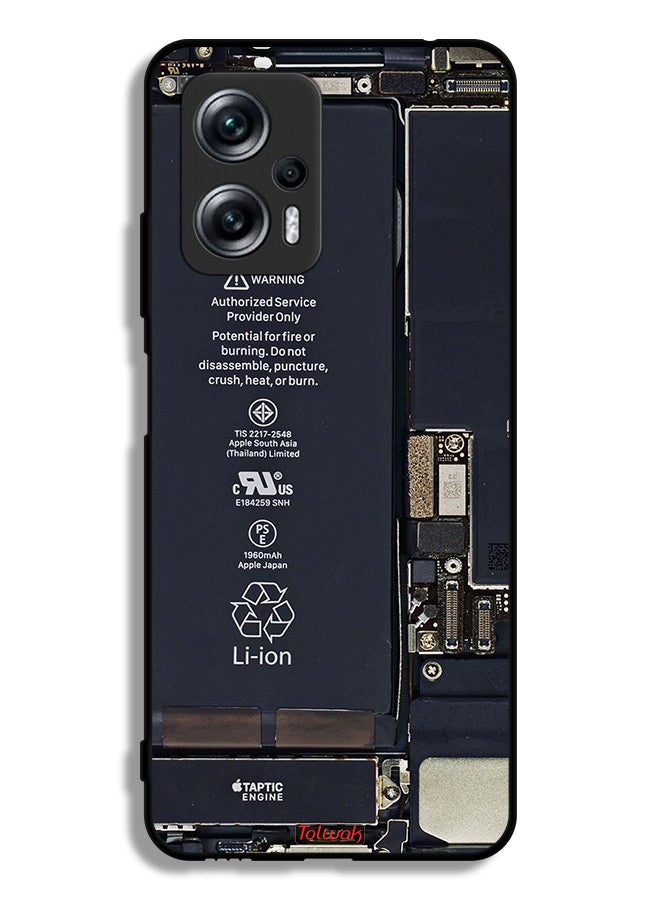 Tolwak Xiaomi Poco X4 GT Protective Case Cover Phone Circuit Pattern - Image 2