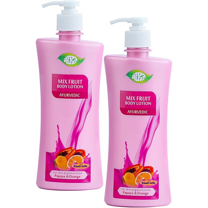 Meghdoot Mix Fruit Body Lotion 500ml (Pack of 2) All Skin Types, Combination, Dry, Normal, Oily - Image 1