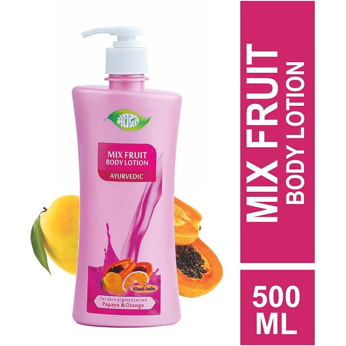 Meghdoot Mix Fruit Body Lotion 500ml (Pack of 2) All Skin Types, Combination, Dry, Normal, Oily - Image 3