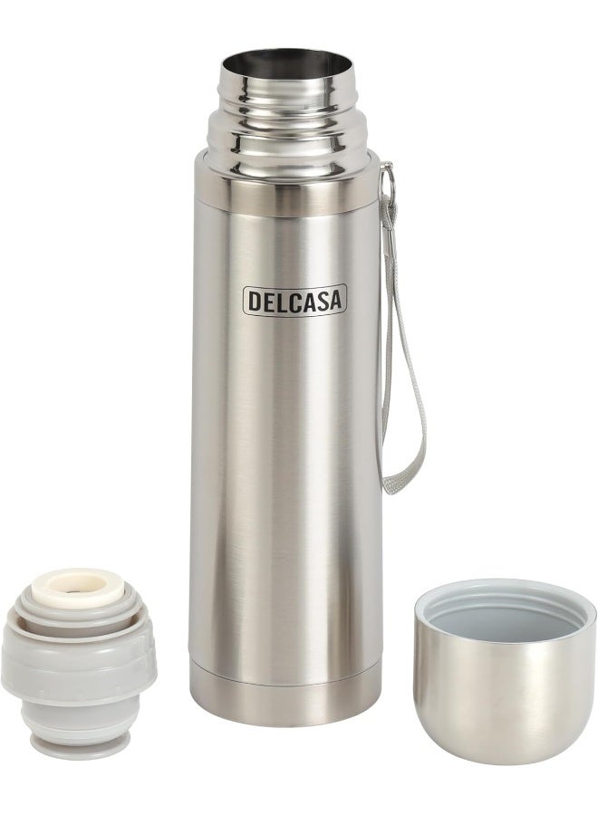 DELCASA Delcasa DC3446 Stainless Steel Vacuum Bottle, 500 ml Capacity  - Image 2