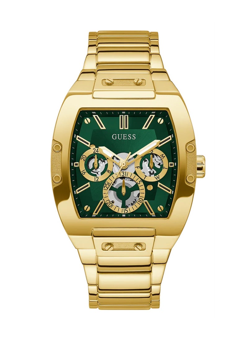 GUESS ساعة كرونوغراف للرجال من الفولاذ المقاوم للصدأ GW0456G3 - 43 مم  - Image 1
