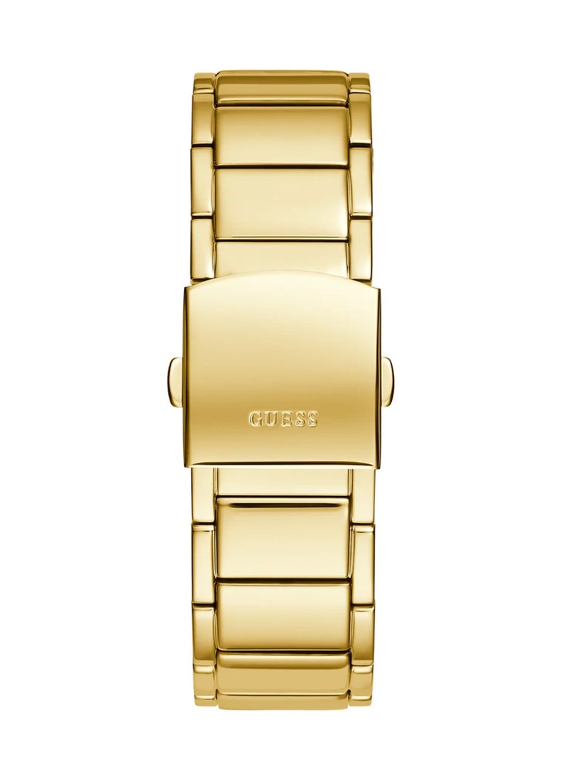GUESS ساعة كرونوغراف للرجال من الفولاذ المقاوم للصدأ GW0456G3 - 43 مم  - Image 4