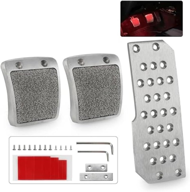 DEMULAX Racing Car Pedal Pad Set - Image 4