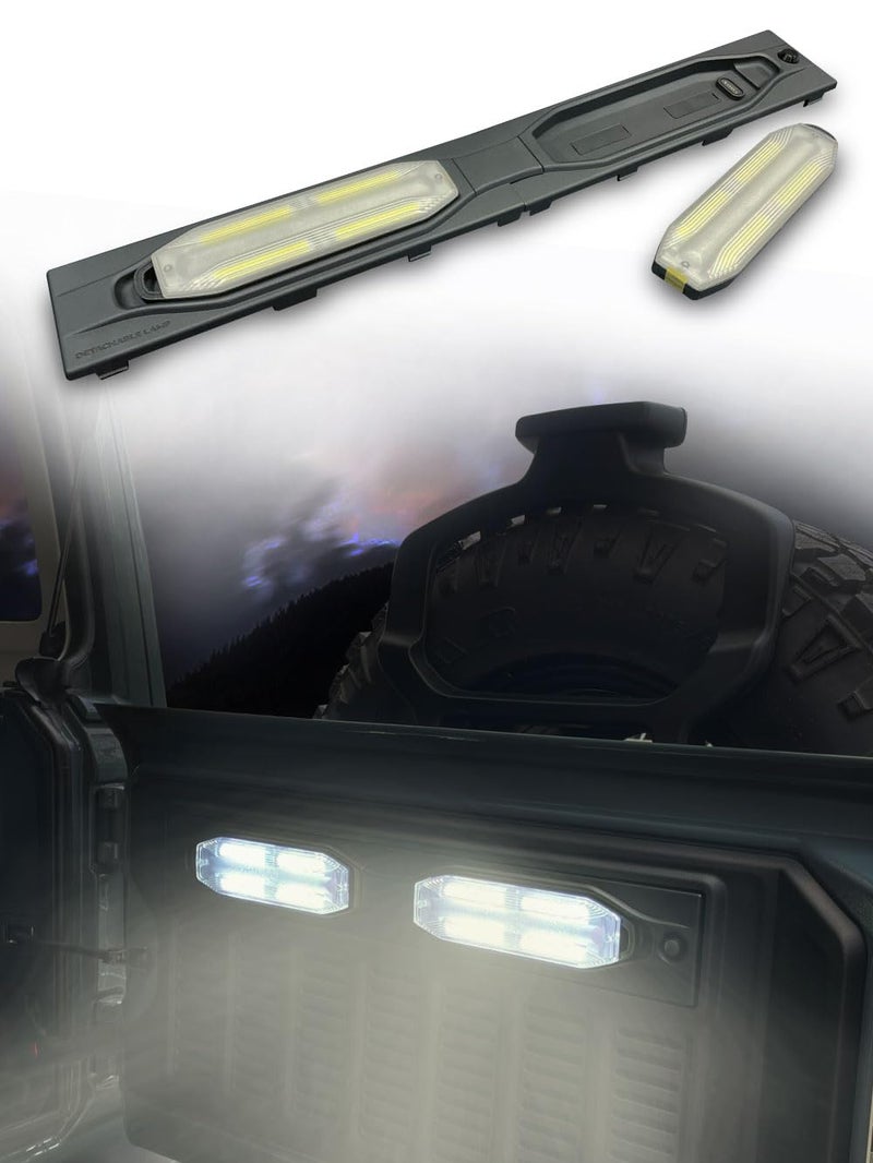 AZUTO LED Tailgate Cargo Light for Jeep Wrangler JL 2018-2026, CAN Signal Plug In No Wire Cut, Auto On Off with Tailgate, Detachable Magnetic Work Light - Image 1