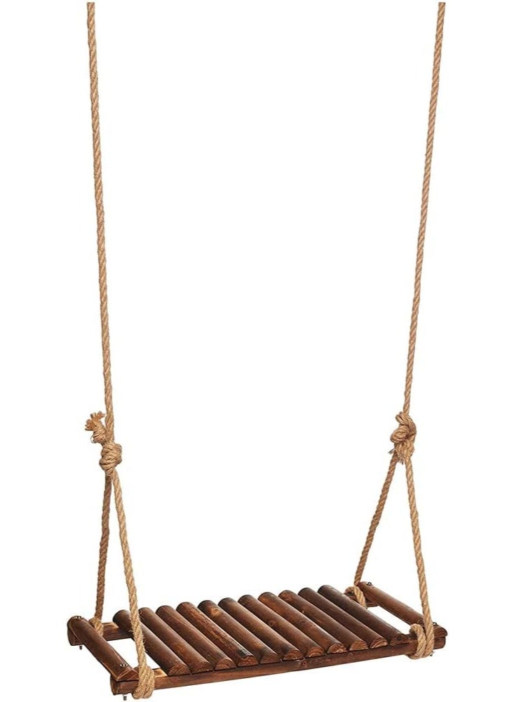 أرجوحة خشبية قابلة للتعديل للاستخدام الداخلي والخارجي - متينة ومريحة وسهلة التركيب - Image 5