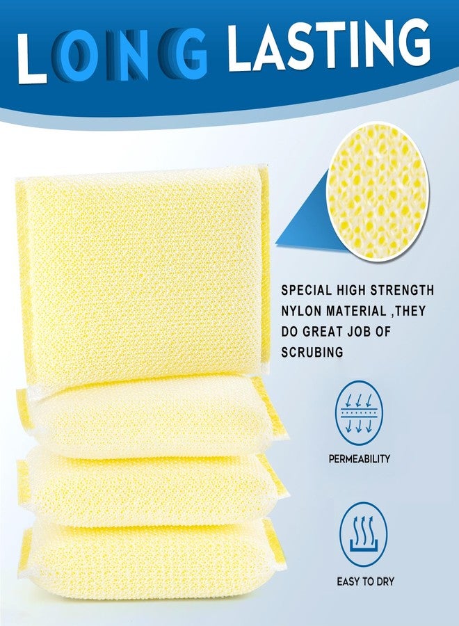 PANYEE All-Purpose Non Scratch Sponges，Sponges Kitchen for Washing and Cleaning Dishes, Non-Stick Cookware,Premium Scrub and Scrubbers，Cleaning of Kitchen, Bathroom,and Household,12Pad - Image 4