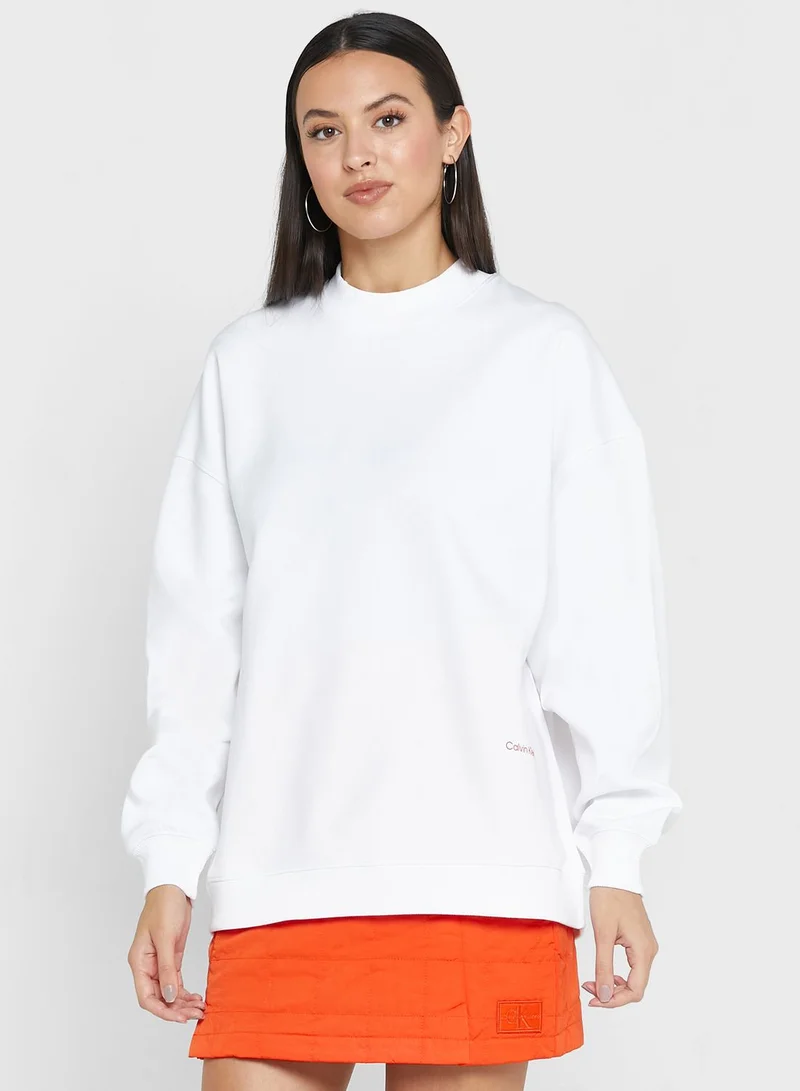 Calvin Klein Jeans Crew Neck Knitted Sweatshirt