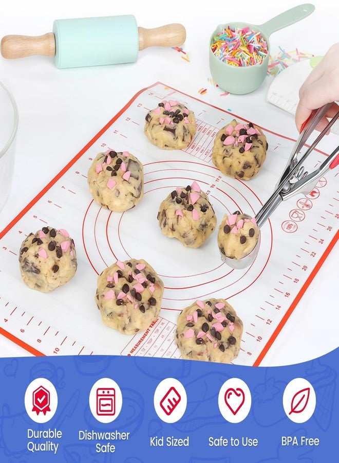 Vinino 11-Piece Kids Baking&Cooking Set - Real Baking Utensils with Cookbooks for Children, Toddler Safe Montessori Kitchen Accessories-Gift for Young Chefs Girls Boys Ages 6+ - Image 5