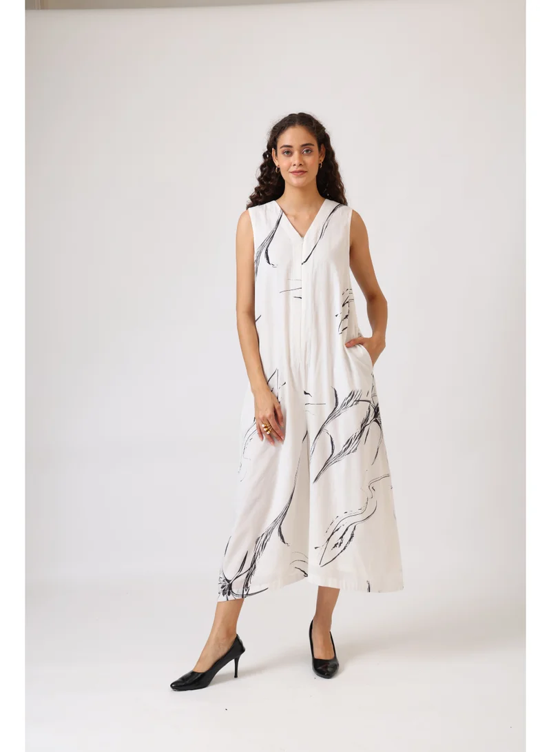 White Horizon Jumpsuit