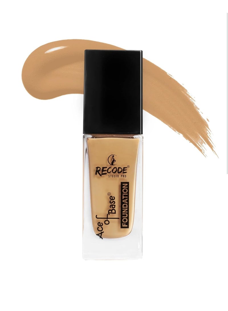 Recode Ace of Base Foundation 30ml Shade 10 Kakochi Luminous Matte Lightweight Waterproof High Coverage - Image 1
