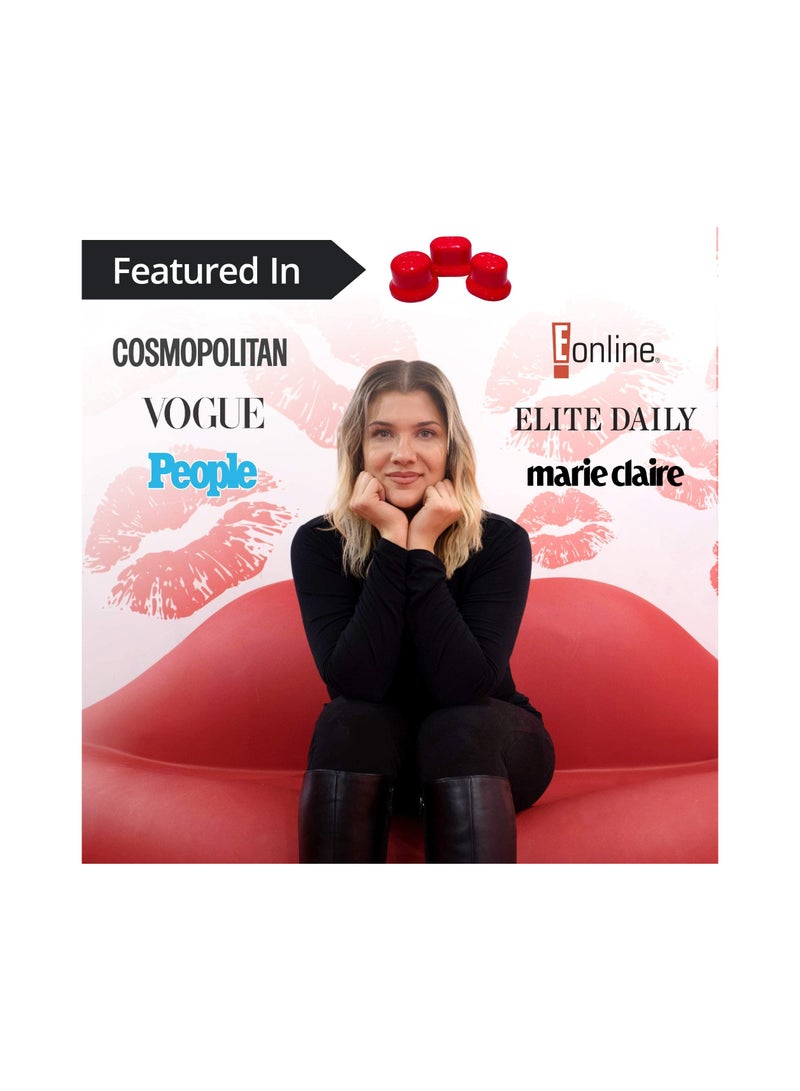 SYOSI Lip Plumper Tool, Medium Oval, & Large Round Enlarger Natural Lip Enhancement Self Suction Plumper Fuller Lips Plumper Combo Lip Plumpers Non-Invasive Plumper for Fuller Lips- Natural Lip Enhancement - Image 3