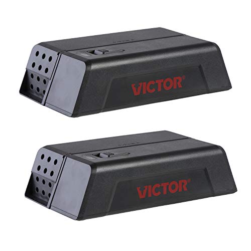 Victor M250SSR-2 Indoor Electronic Humane Mouse Trap - No Touch, No See Electric Mouse Trap - 2 Traps - Image 1