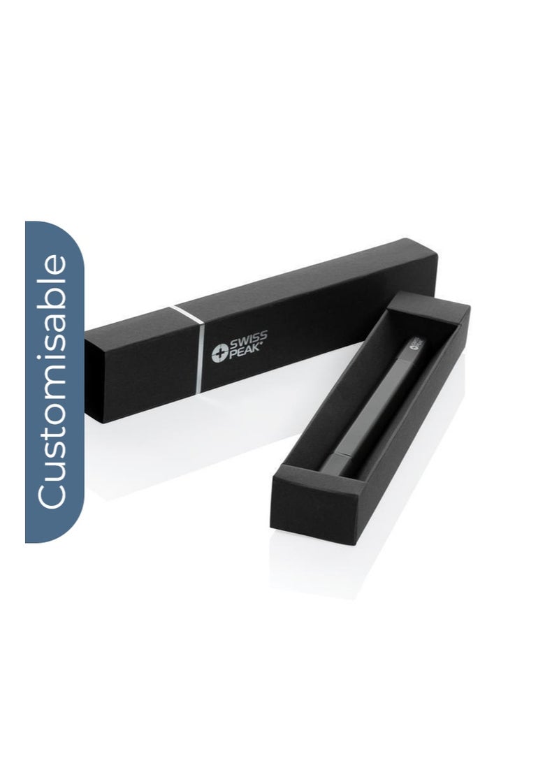 سويس بيك قلم Swiss Peak® Storm RCS المزدوج الرأس المصنوع من الألومنيوم المعاد تدويره - أسود - Image 3