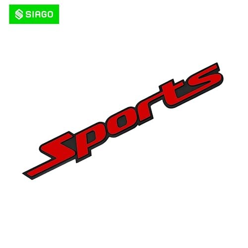 SIAGO SIA297 Premium Sport Metal Car Sticker - Durable & Stylish Auto Emblem for Vehicles - Customizable Designs - Easy Installation - Weather-Resistant & Long-Lasting - Image 2