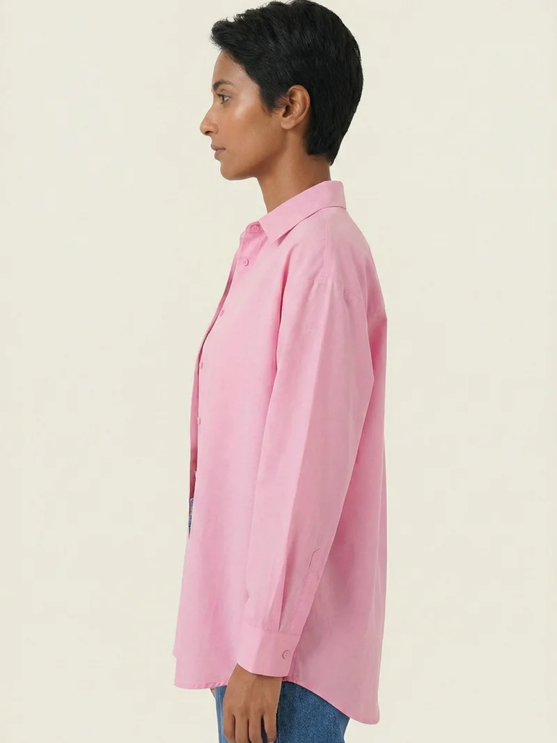 BIG DART BDART Relaxed Fit Poplin Shirt with Button Closure