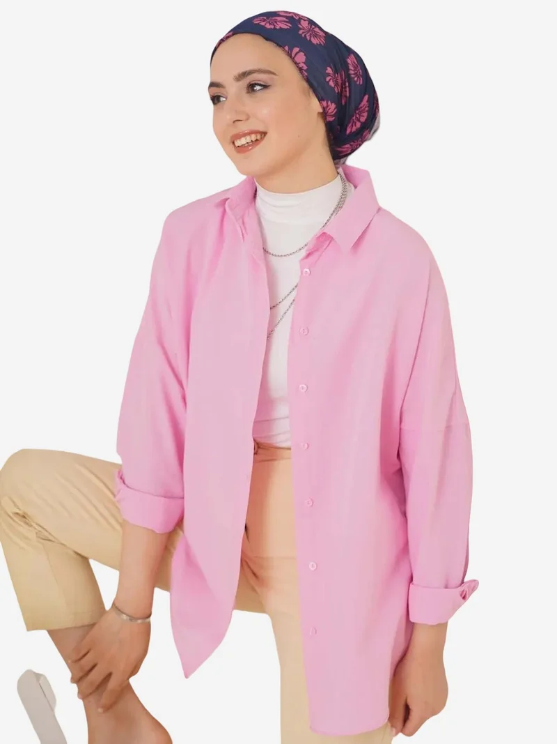 BIG DART BDART Relaxed Fit Poplin Shirt with Button Closure