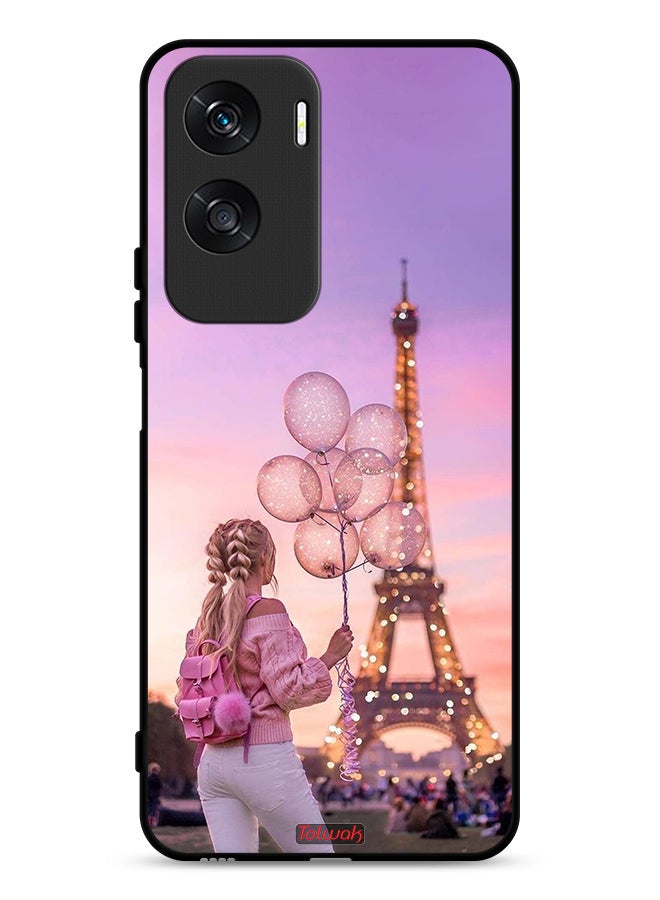 Tolwak Honor X50i 5G Protective Case Cover Girl Holding Balloons - Image 1