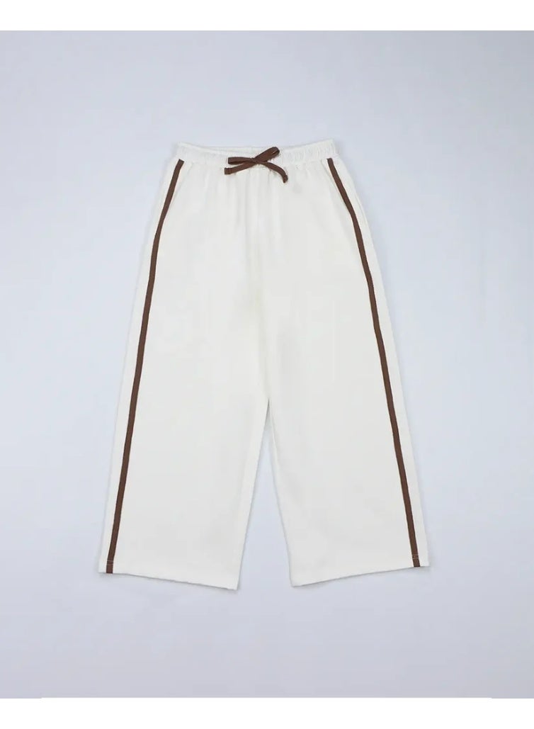 Shivashi Kids Cozy Set (Sweat + Track Pants) - Ivory Cream - Image 4